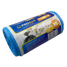 Пакет поліетиленовий для сміття Prodom35л 50шт