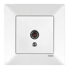 Розетка телевізійна Viko 0010 Meridian кінцева