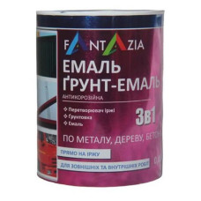 Грунт-емаль 3в1 Фантазія 2.8л червоно-коричнева