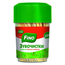 Зубочистки бамбукові FINO З в тубусі 250шт