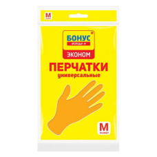 Рукавички гумові Бонус універсальні М економ