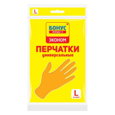 Рукавички гумові Бонус універсальні L економ
