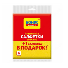 Серветки віскозні Бонус 3шт