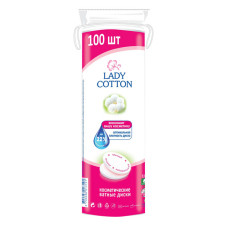 Диски ватні косметичні Lady Cotton 100шт