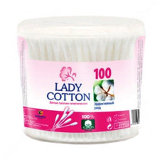 Палички ватні Lady Cotton в банці 100шт