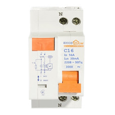 Диференціальний автомат Ecohome Eco 2х16A/30мА