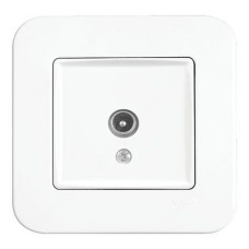 Розетка Viko 0060 ROLLINA прохідна 12DB біла