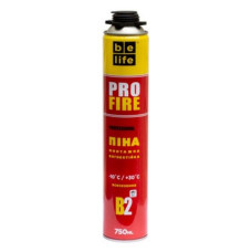 Піна монтажна BeLife FR-50-Profire B1 професійна вогнестійка 750мл