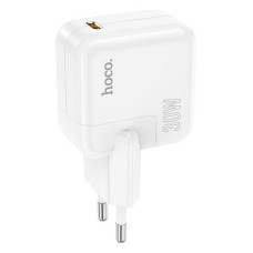 Мережевий зарядний пристрій Hoco C112A Advantage single port type C PD30W charger EU білий