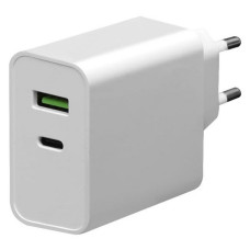 Мережевий зарядний пристрій Hoco N23 Astral PD45W dual port 2C Type-C to iP білий