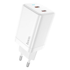 Мережевий зарядний пристрій Hoco N23 Starlight PD45W 2C charger EU білий