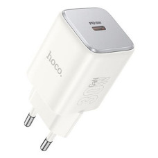 Мережевий зарядний пристрій Hoco N43 Vista single port PD30W charge EU білий