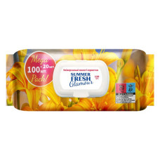 Серветки вологі Summer Fresh Glamour 120шт