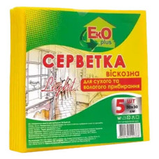 Серветки віскозні ТМ EKO 5шт 30х30