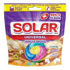 Капсули для прання Solar Universal VANILLA ORCHID 10шт Зіп Пакет