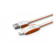 Кабель Ldnio LC83 2 в 1 Micro USB plus Lightning довжина 1м білий плюс помаранчевий Кабель Ldnio LC83 2 в 1 Micro USB plus Lightning довжина 1м білий плюс помаранчевий