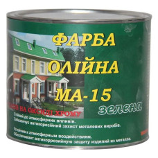 Фарба масляна Фантазія МА-15 для дахів на окисі хрому 2.8кг зелена Фарба масляна Фантазія МА-15 для дахів на окисі хрому 2.8кг зелена