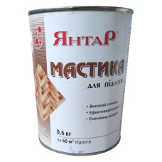 Мастика для підлоги Янтар 0.6кг помаранчева Мастика для підлоги Янтар 0.6кг помаранчева