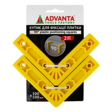 Куточок для фіксації плитки ADVANTA 100х100 90 градусів 2шт