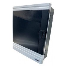 Щиток внутрішній Takel 512743 FF-BB на 24 модулі чорні двері 300х330х90 білий