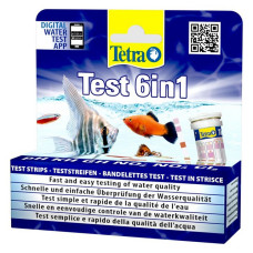 Набір тестів Tetra Test 6in1 для акваріумів для вимірювання параметрів води