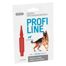 Краплі Природа Provet PROFILINE для собак 20-40кг інсектоакарицид 1 піпетка по 3мл