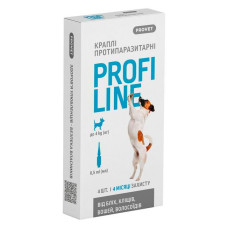 Краплі Природа Provet PROFILINE для собак до 4 кг інсектоакарицид 4 піпетки по 0.5мл