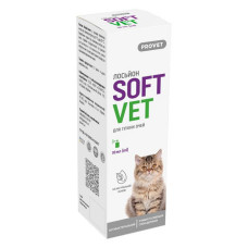 Лосьйон Природа Provet SOFTVET для гігієни вух кішок та собак 30мл