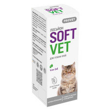 Лосьйон Природа Provet SOFTVET для гігієни очей кішок та собак 15мл