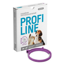 Нашийник Природа Provet PROFILINE для котів та собак інсектоакарицид 35см фіолетовий