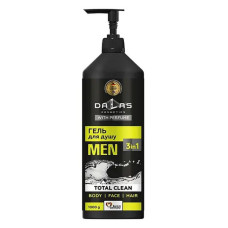 Шампунь-гель Dalas для душу чоловічий Total Clean дозатор 1л