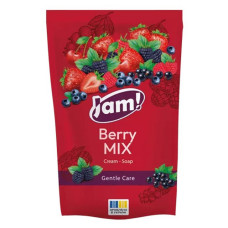 Крем-мило JAM! Ягідний мікс із гліцерином дой-пак 300г