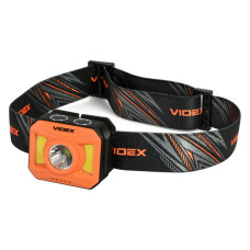 Налобний світлодіодний ліхтарик Videx VLF-H085-OR 400Lm 5000K