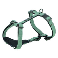 Шлей Trixie CityStyle H-harness для собак бавовна L-XL 75-120см 25мм світло-зелений