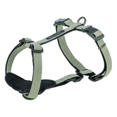 Шлей Trixie CityStyle H-harness для собак бавовна XS-S 30-44см 10мм світло-сірий