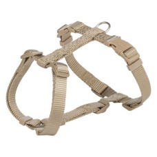 Шлей Trixie Premium H-harness для собак XXS-XS 20-32см 10мм пісочний