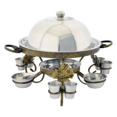 Садж для шашлику 36см кришка миска для вугілля чарки соусниці Єгипет
