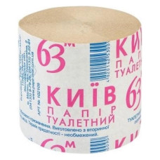 Папір туалетний Папірець 65м (8 шт)