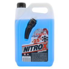 Омивач для скла NitroX зимовий -25 каністра з носиком Bubble Gum 4л синій