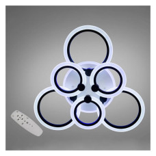 Люстра LED Diasha світлодіодна 85Вт 12х62см A8022/3 плюс 3ВК LED 3color dimmer чорний