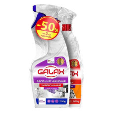 Набір Galax засіб для чищення універсал Лаванда Power clean курок 700мл Das Power clean 500 антиж