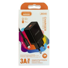Мережевий зарядний пристрій Jokade JB048 5V/3A USB-A плюс USB Lightning Мережевий зарядний пристрій Jokade JB048 5V/3A USB-A плюс USB Lightning