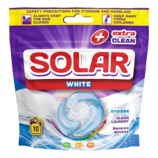 Капсули для прання білих речей Solar White 10шт Зіп пакет