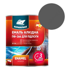 Фарба алкідна Корабельна ПФ-266 для підлоги 2.8кг сіра полова Кам'янське Фарба алкідна Корабельна ПФ-266 для підлоги 2.8кг сіра полова Кам'янське