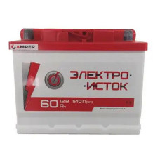 Акумулятор Електроісток 60Ah E мінус/плюс 510EN 242х175х190