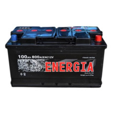 Акумулятор Energia 100Ah Ев мінус/плюс 800EN 353х175х190