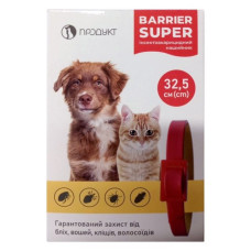 Нашийник антиблошиний Бар'єр для котів 32.5см червоний