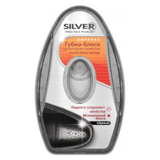 Губка-блиск Silver Premium для взуття з дозатором чорна 6мл
