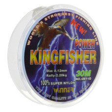 Волосінь KINGFISHER 30мх0.12мм тест 2.2кг