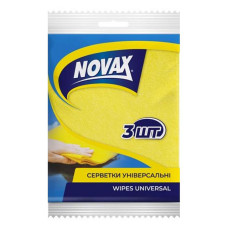 Серветки для прибирання Novax універсальні 3шт